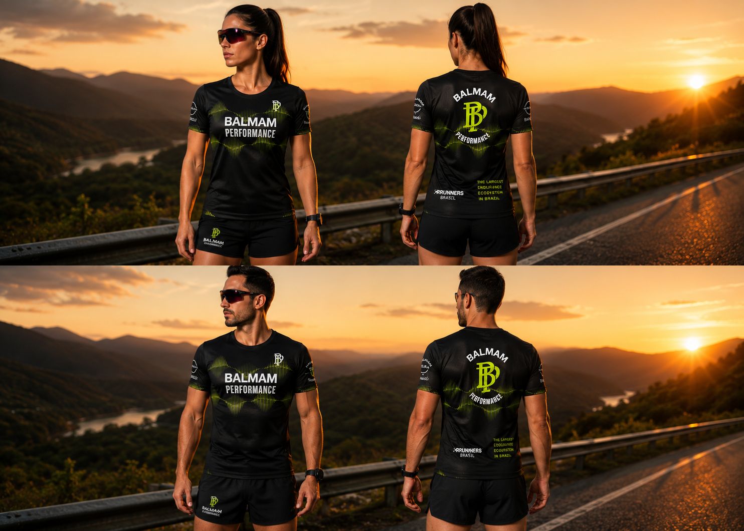 Camiseta Running Premium Manga Curta Masculino e Feminino
