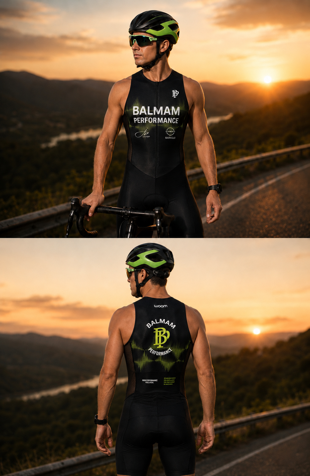 Macaquinho Triathlon Masculino s/ manga - Phanton
